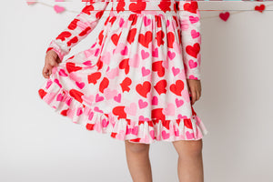 VALENTINE BACK BOW DRESS