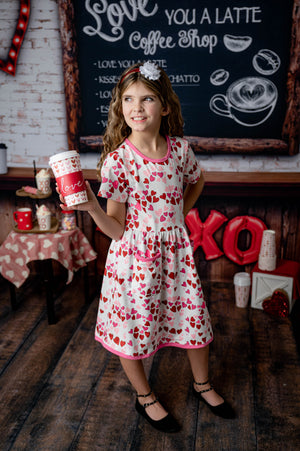 VALENTINE DRESS WITH POCKETS