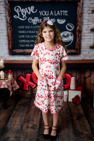 VALENTINE DRESS WITH POCKETS