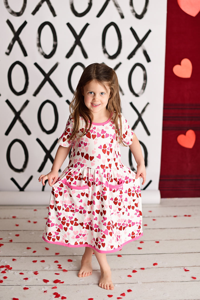 VALENTINE DRESS WITH POCKETS