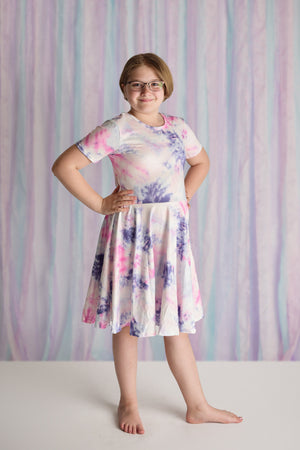 KATELYN  TYE DYE TWIRL DRESS