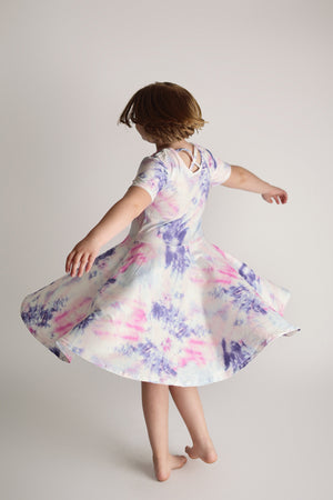 KATELYN  TYE DYE TWIRL DRESS