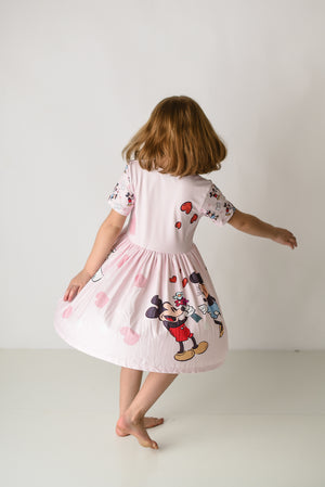 VINTAGE VALENTINE TWIRL DRESS