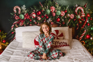 CHRISTMAS PLAID TWIRLY DRESS