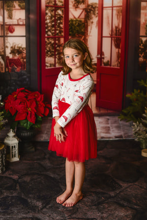 SANTA CANDY CANE TUTU DRESS