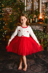 SANTA CANDY CANE TUTU DRESS