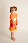 ORANGE DOG DRESS