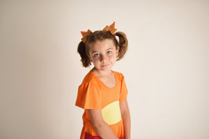 ORANGE DOG DRESS