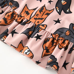 HALLOWEEN BOWS BACK BOW DRESS - Halloween2025