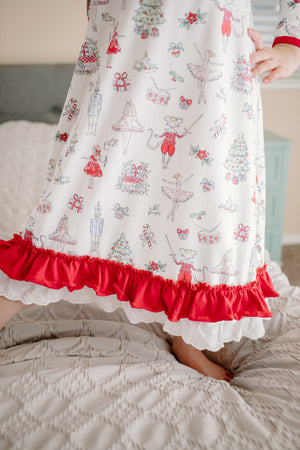 CHRISTMAS BALLERINA NIGHTGOWN