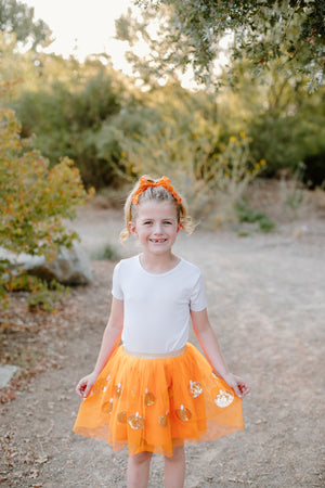 PUMPKIN TUTU SKIRT