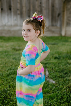 TYE DYE JUMSPSUIT WITH POCKETS