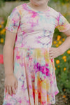 NATALIA  TYE DYE TWIRL DRESS