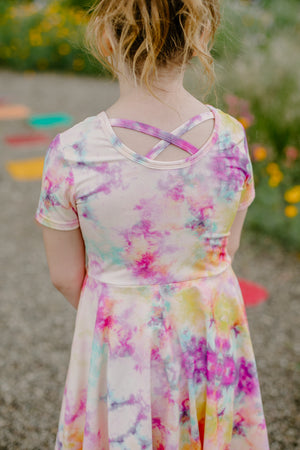 NATALIA  TYE DYE TWIRL DRESS