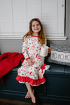 CHRISTMAS VINTAGE SANTA NIGHTGOWN