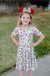 MAGICAL HEADBAND TWIRL DRESS