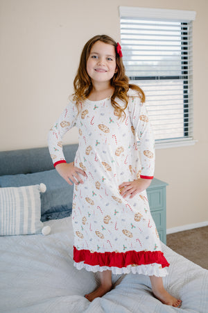 CHRISTMAS COOKIES & MILK NIGHTGOWN