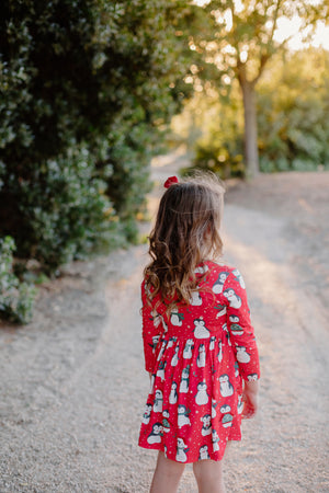 PENGUIN RED DRESS