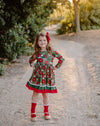 CHRISTMAS FLORAL DRESS