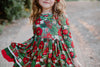 CHRISTMAS FLORAL DRESS