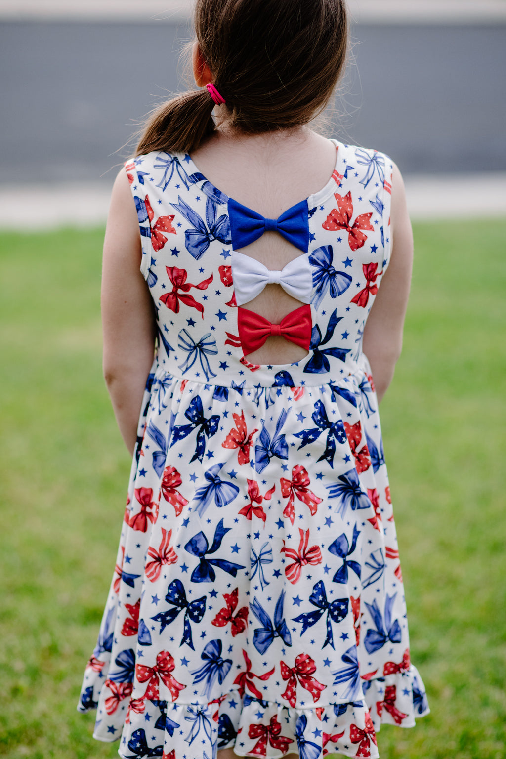 PATRIOTIC BOW DRESS