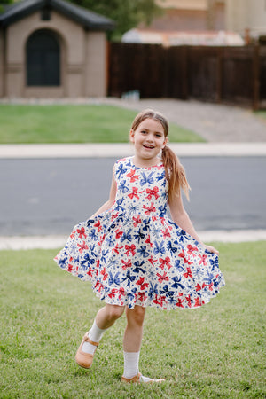 PATRIOTIC BOW DRESS