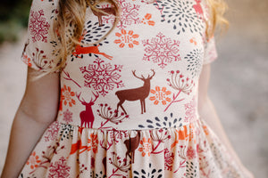 REINDEER TWIRL DRESS