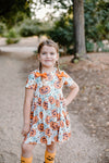 WEBS & PUMPKINS DRESS