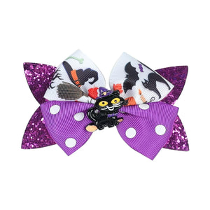 SPOOKY CAT HAIRBOW