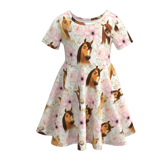 HORSE TWIRL DRESS - PRESALE