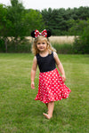 RED POLKA MOUSE TANK DRESS (MOMMY & ME) PRESALE - HC2025