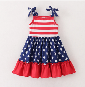 PATRIOTIC STRAP DRESS