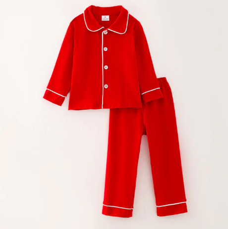 CHRISTMAS RED PAJAMAS - UNISEX