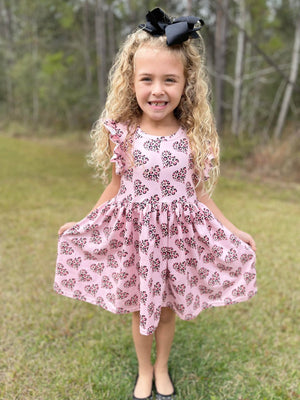 PINK ANIMAL VALENTINE HEART DRESS