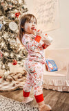 PINK & RED CHRISTMAS SANTA PJ SET