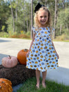 STACEY PUMPKIN PEARL DRESS