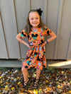 SPOOKY CANDY DRESS WITH FRONT POCKETS