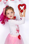 VALENTINE BE MINE TOP & TUTU SKIRT SET