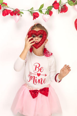 VALENTINE BE MINE TOP & TUTU SKIRT SET