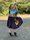 HALLOWEEN TWIRLY DRESS - BLACK