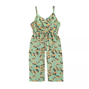 FLORAL JUMPSUIT - MINT