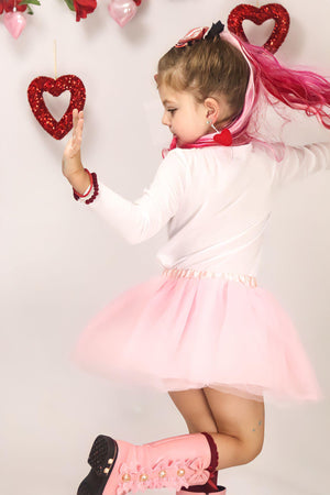 VALENTINE BE MINE TOP & TUTU SKIRT SET