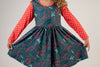 CHRISTMAS HOLLY TWIRL DRESS