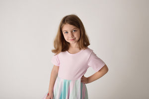 NAOMI RAINBOW TWIRLY DRESS