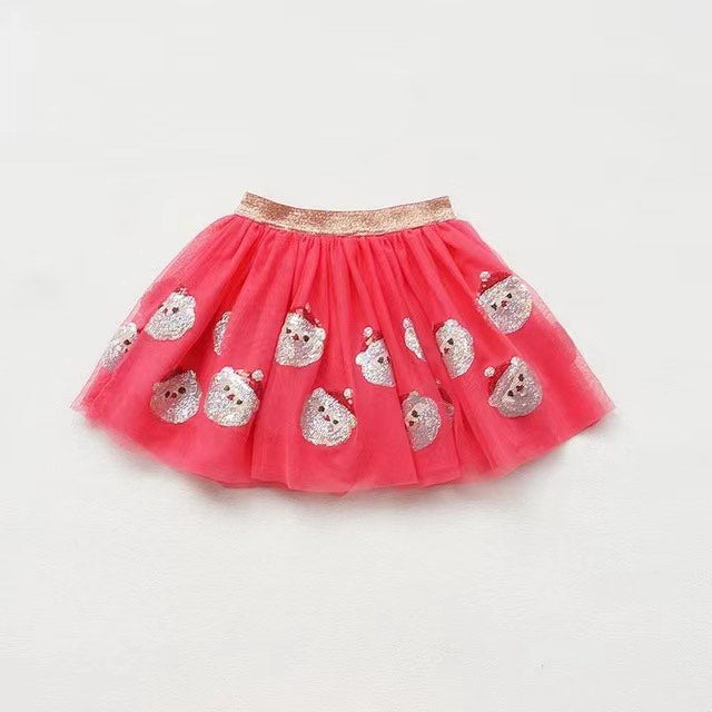 SANTA SEQUINS TUTU SKIRT