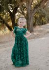 PENELOPE LACE MAXI DRESS- JADE