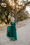 PENELOPE LACE MAXI DRESS- JADE