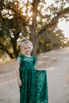 PENELOPE LACE MAXI DRESS- JADE